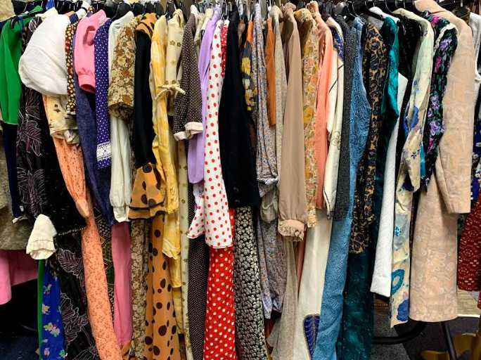 Vintage clothes to buy at The Vintage Wardrobe Blackpool