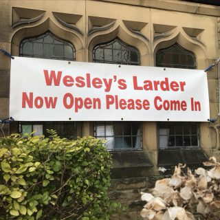 Wesley's Larder at Church Rd Methodist, drop off for foodbank in St Annes